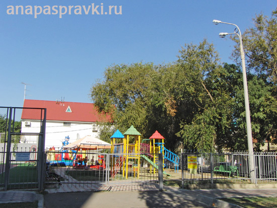 Детская игровая площадка в Анапе