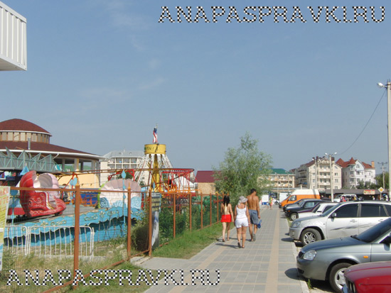 Вид на проспект Южный в Витязево