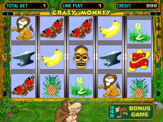 Игровой онлайн автомат Crazy Monkey